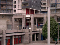 In front of the Cite des Sciences - Paris 19